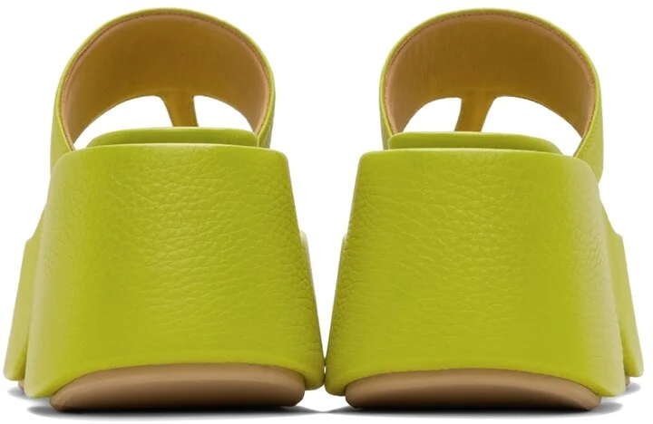 Marsèll Green Zeppo Infradito Wedge Sandals - Image 2