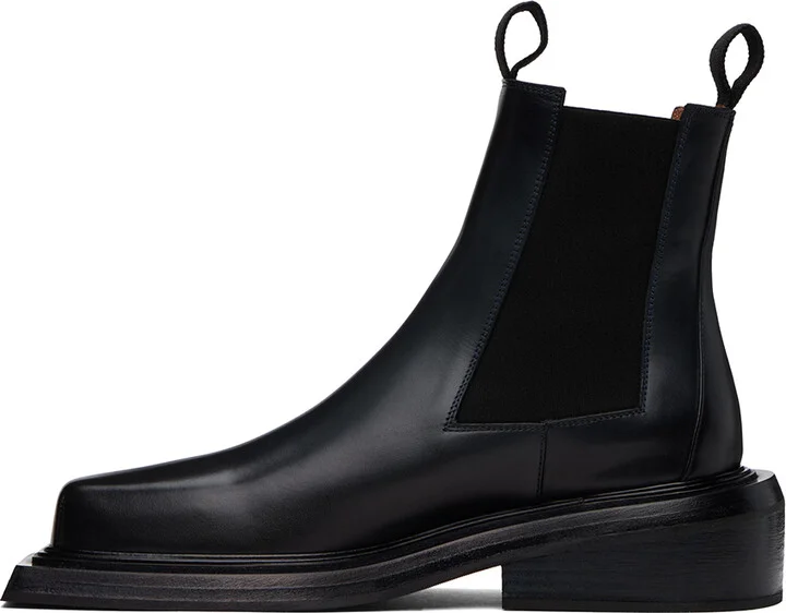 Marsèll Navy Cassettino Chelsea Boots - Image 3