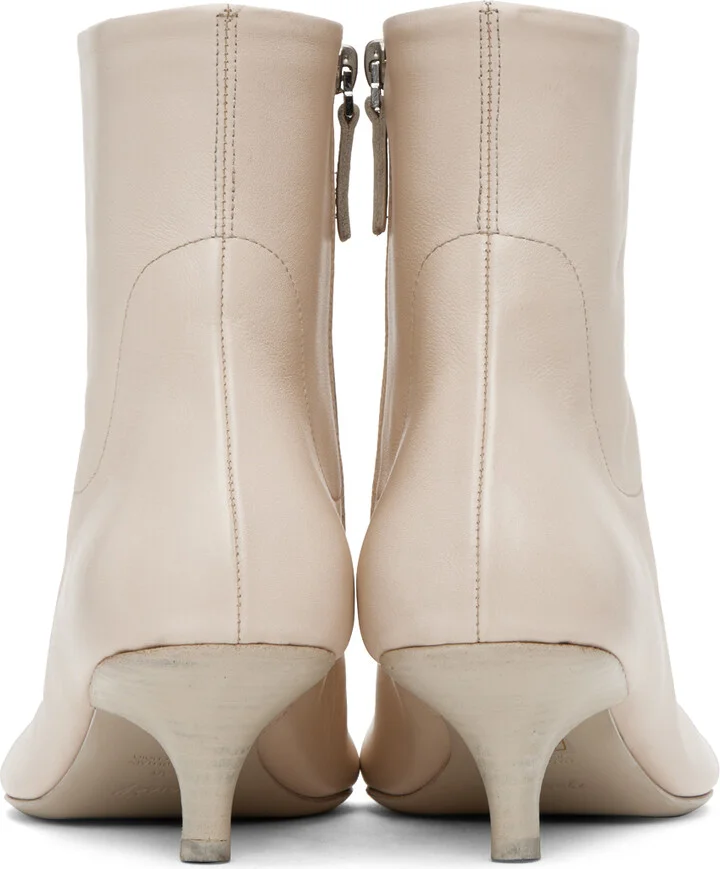 Marsèll Off-White Tronchetto Boots - Image 2