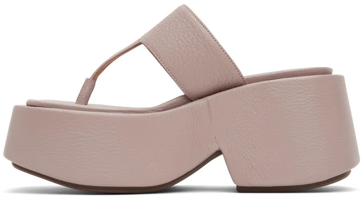 Marsèll Pink Zeppo Infradito Sandals - Image 3