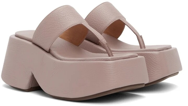 Marsèll Pink Zeppo Infradito Sandals - Image 4