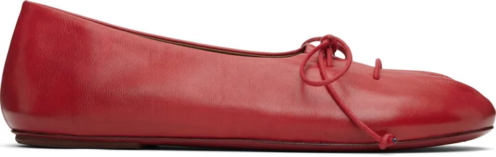 Marsèll Red Girella Ballerina Flats