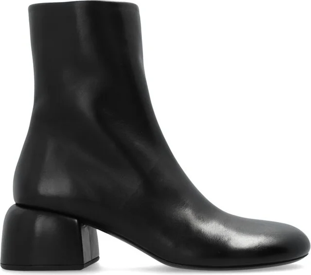 Marsèll Round Toe Zipped Boots