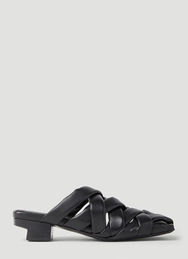 Marsèll Sbalzo Kitten Heel Mules - Woman Heels Black Eu - 36