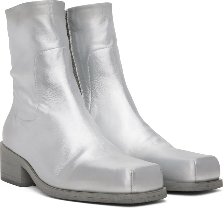 Marsèll Silver Cassello Boots - Image 4