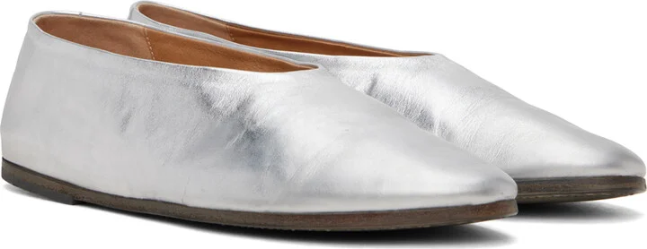Marsèll Silver Coltellaccio Ballerina Flats - Image 4