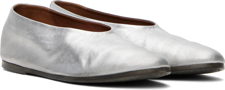 Marsèll Silver Coltellaccio Ballerina Flats - Image 4
