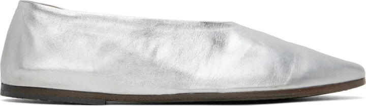 Marsèll Silver Coltellaccio Ballerina Flats