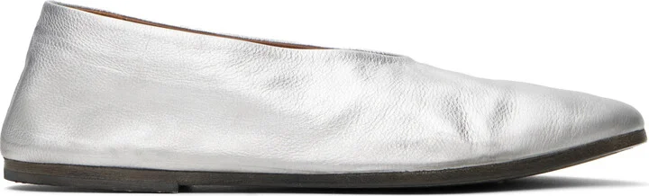 Marsèll Silver Coltellaccio Ballerina Flats