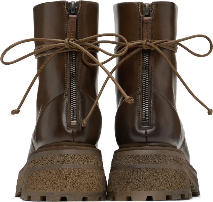 Marsèll SSENSE Exclusive Brown Carro Boots - Image 2