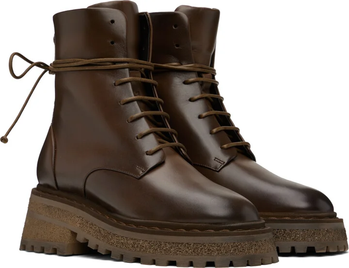 Marsèll SSENSE Exclusive Brown Carro Boots - Image 4