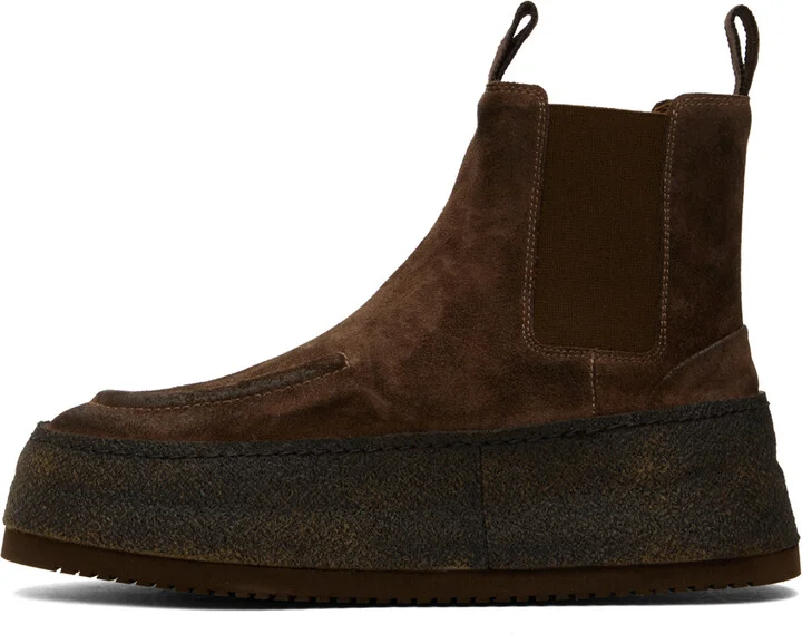 Marsèll SSENSE Exclusive Brown Parapana Boots - Image 3