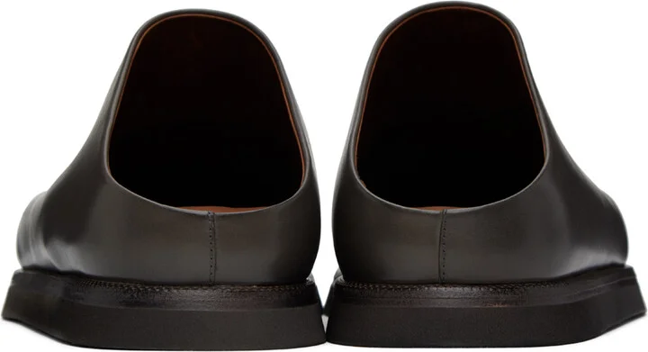 Marsèll SSENSE Exclusive Brown Sabot Loafers - Image 2