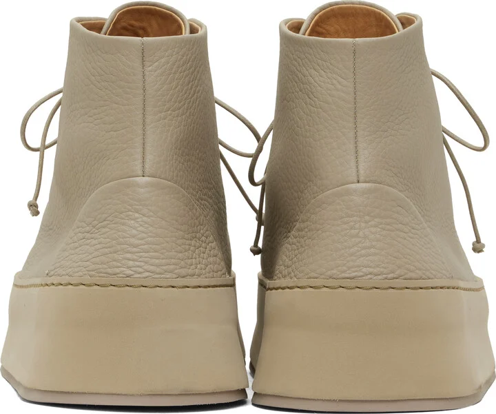 Marsèll SSENSE Exclusive Gray Cassapana Ankle Boots - Image 2