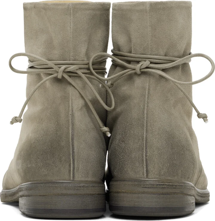 Marsèll SSENSE Exclusive Gray Zucca Media Ankle Boots - Image 2
