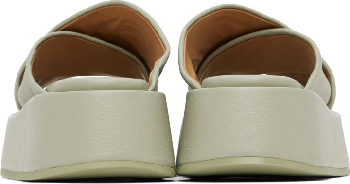 Marsèll SSENSE Exclusive Green Scalzato Sandals - Image 2