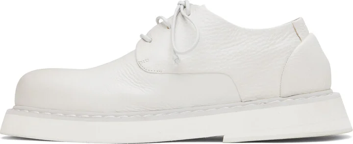 Marsèll SSENSE Exclusive White Spalla Derbys - Image 3