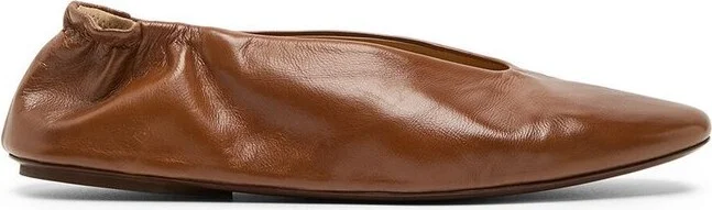 Marsèll Strascico Gathered Detail Ballerina Shoes