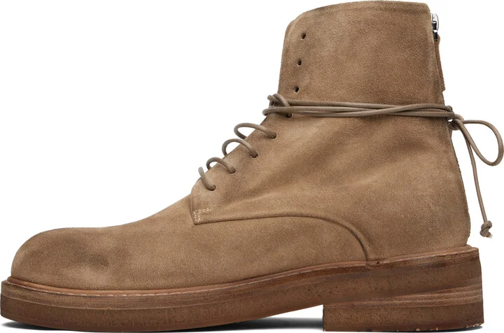 Marsèll Tan Parrucca Combat Boots - Image 3