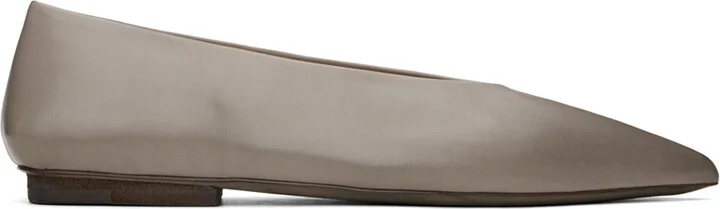 Marsèll Taupe Ago Ballerina Flats