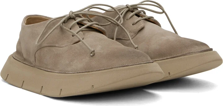 Marsèll Taupe Intagliata Derbys - Image 4