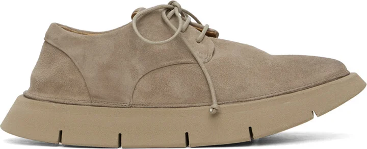 Marsèll Taupe Intagliata Derbys
