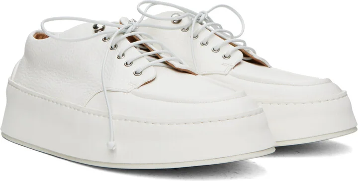 Marsèll White Cassapana Sneakers - Image 4