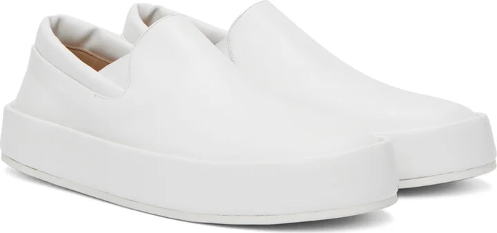 Marsèll White Cassapelle Sneakers - Image 4