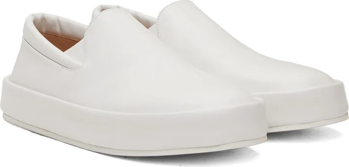Marsèll White Cassapelle Sneakers - Image 4