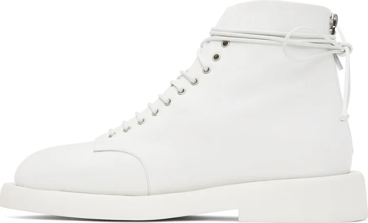 Marsèll White Gomme Gommello Boots - Image 3