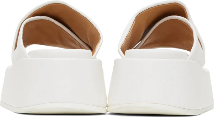 Marsèll White Platform Sandals - Image 2