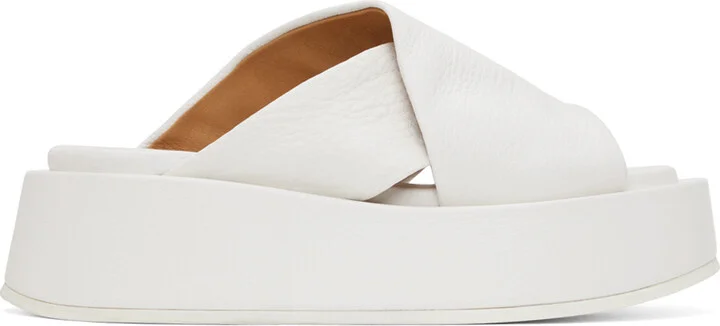 Marsèll White Platform Sandals