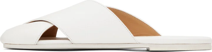 Marsèll White Spatola Sandals - Image 3