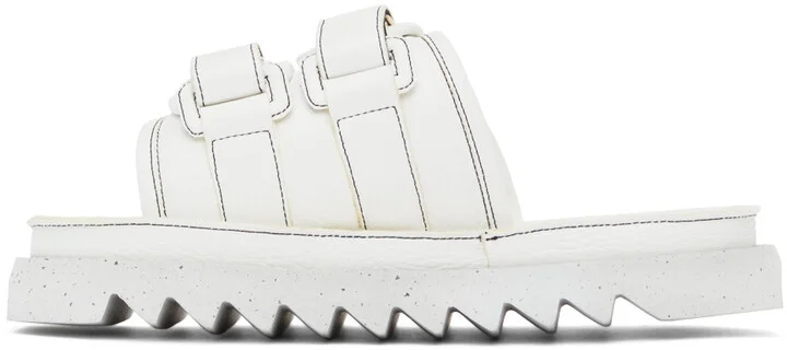 Marsèll White Suicoke Edition Moto Sandals - Image 3