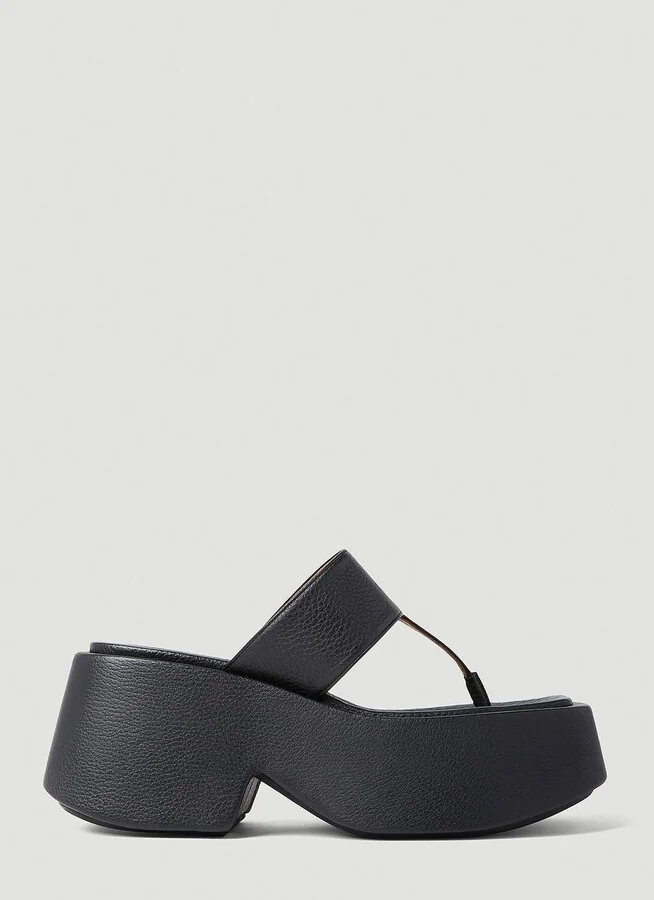 Marsèll Zeppo Platform Sandals - Woman Sandals Black Eu - 37