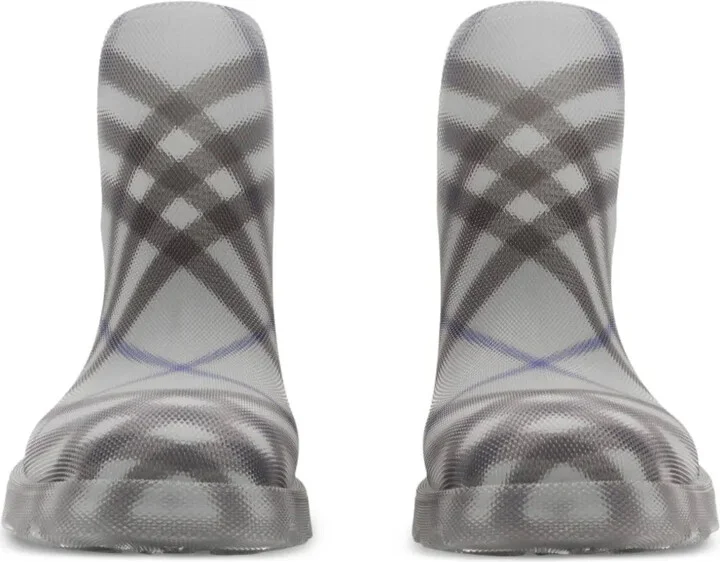 Marsh checked rubber ankle boots - Image 2