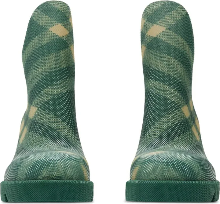 Marsh checked rubber boots - Image 2