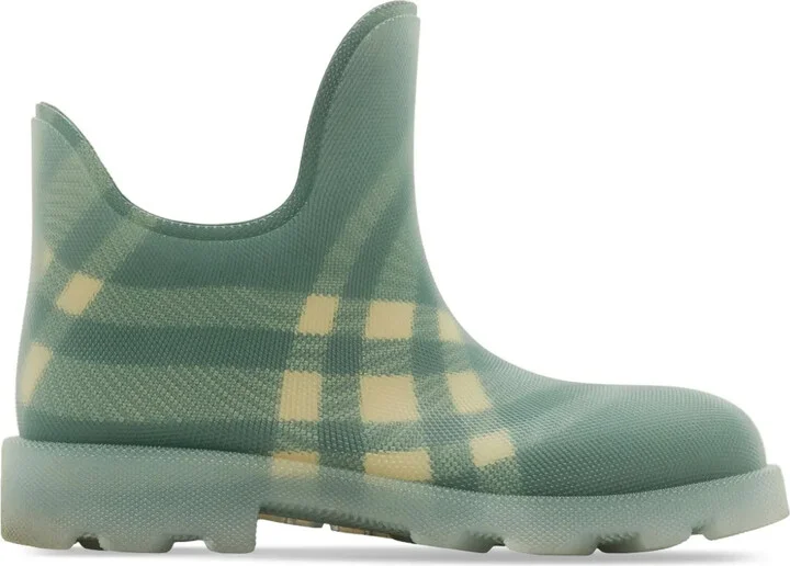 Marsh checkered ankle boots