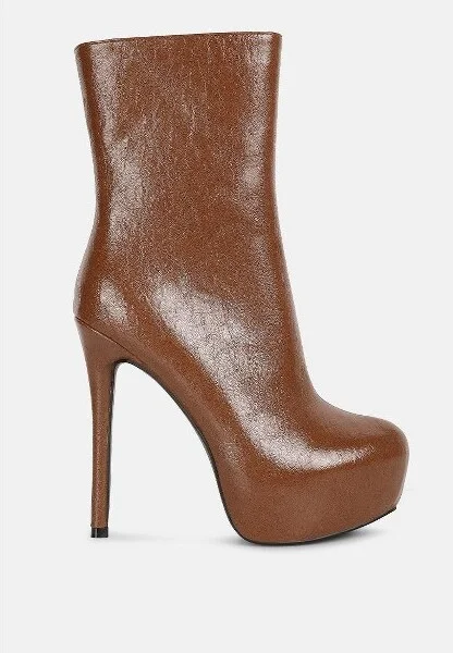 Marsha High Platform Stiletto Ankle Boots Women