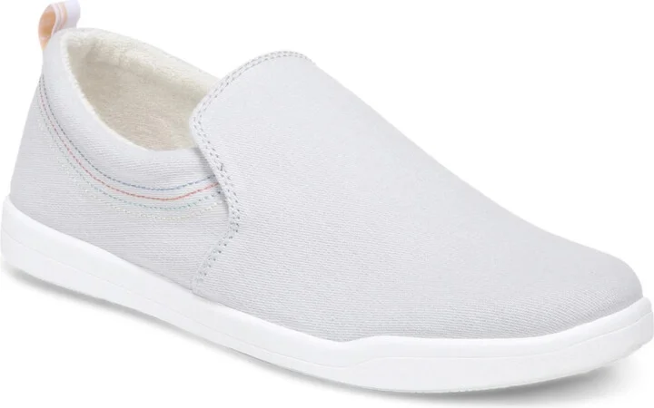 Marshall H9367F1020 Sneakers Women's 8 Gray Canvas Slip-On Shoes KHD2108