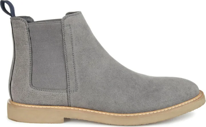 Marshon Vegan Suede Chelsea Boot - Image 3