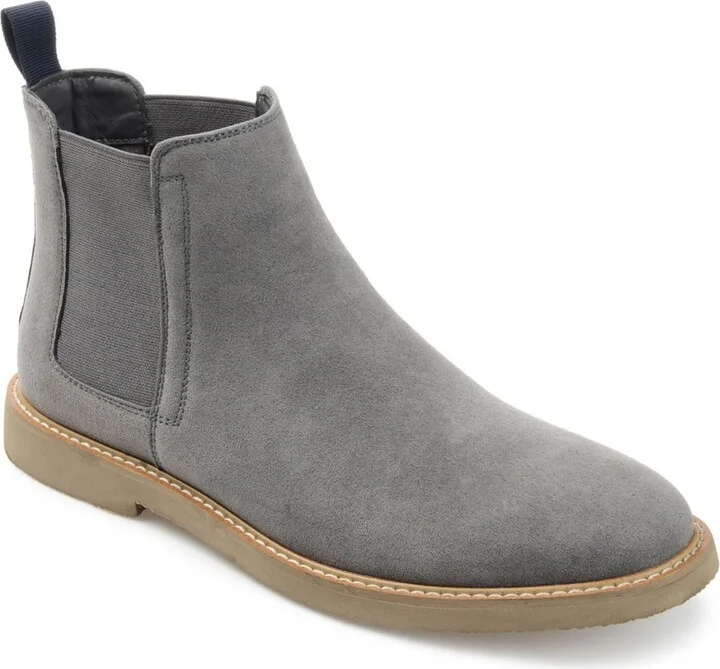 Marshon Vegan Suede Chelsea Boot