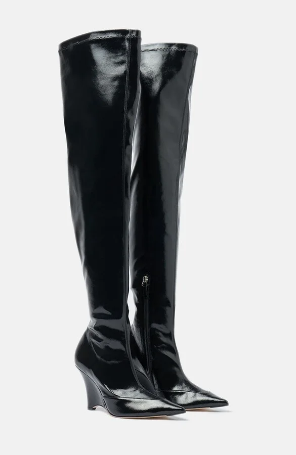 Black - Synthetic Leather