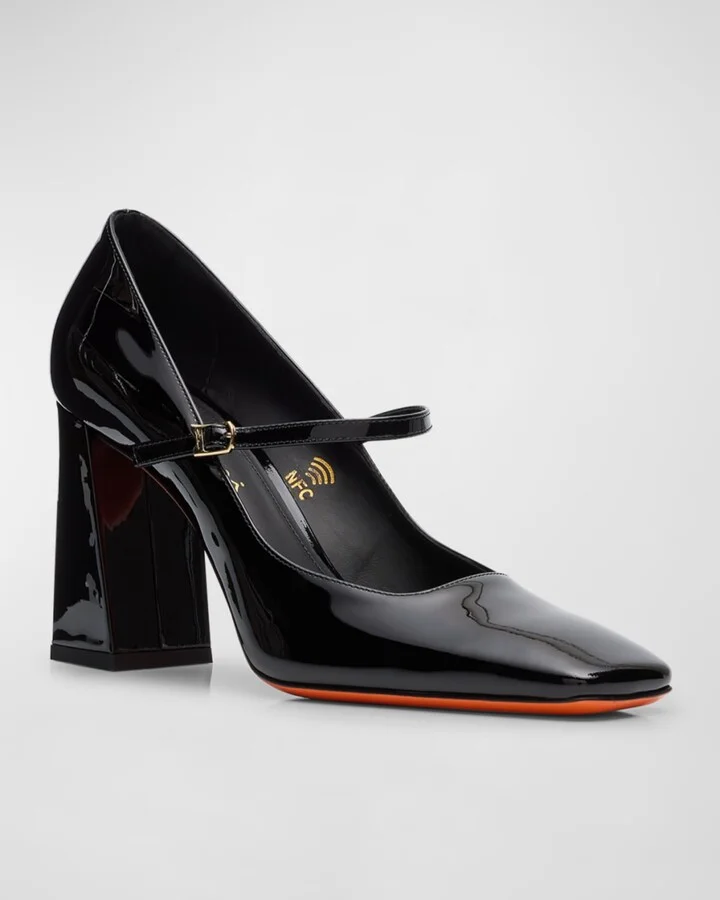 Marta Patent Mary Jane Pumps - Image 3