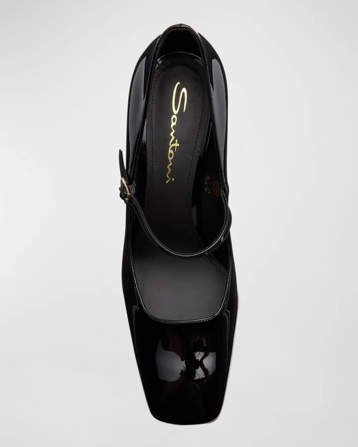 Marta Patent Mary Jane Pumps - Image 5