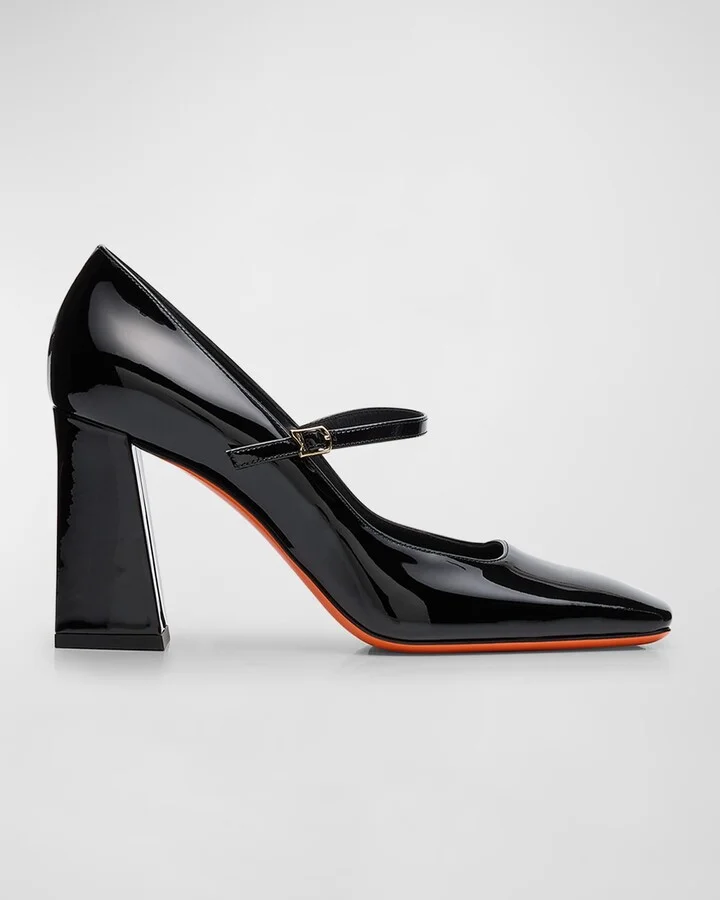 Marta Patent Mary Jane Pumps