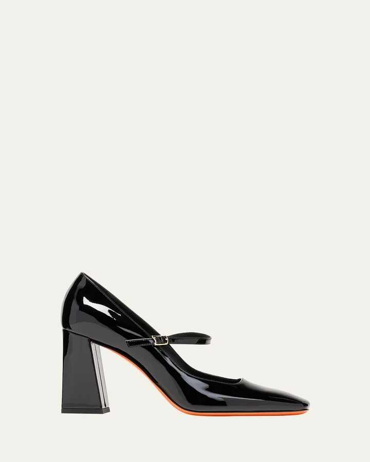 Marta Patent Mary Jane Pumps