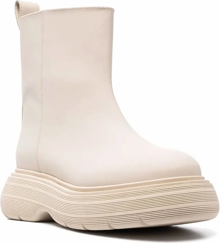 Marte chunky leather ankle boots - Image 2