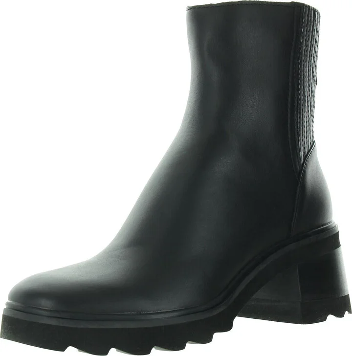 Martey H2O Womens Leather Lugged Booties