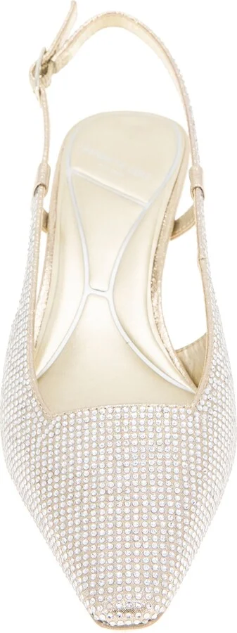Martha Crystals Slingback Kitten Heel Pump - Image 4
